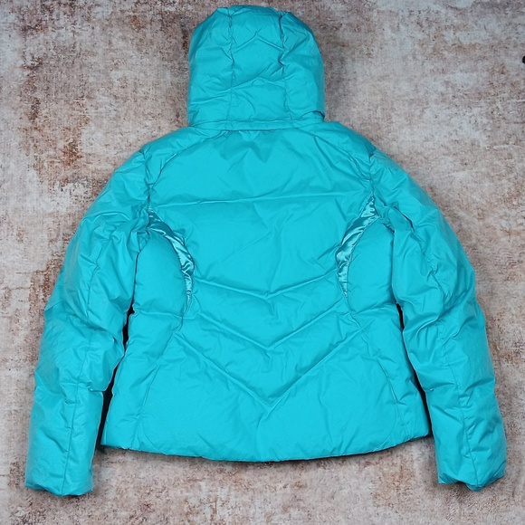 Nike Blue Down Filled Puffer Coat Womens Large Jacket New - Picture 6 of 13